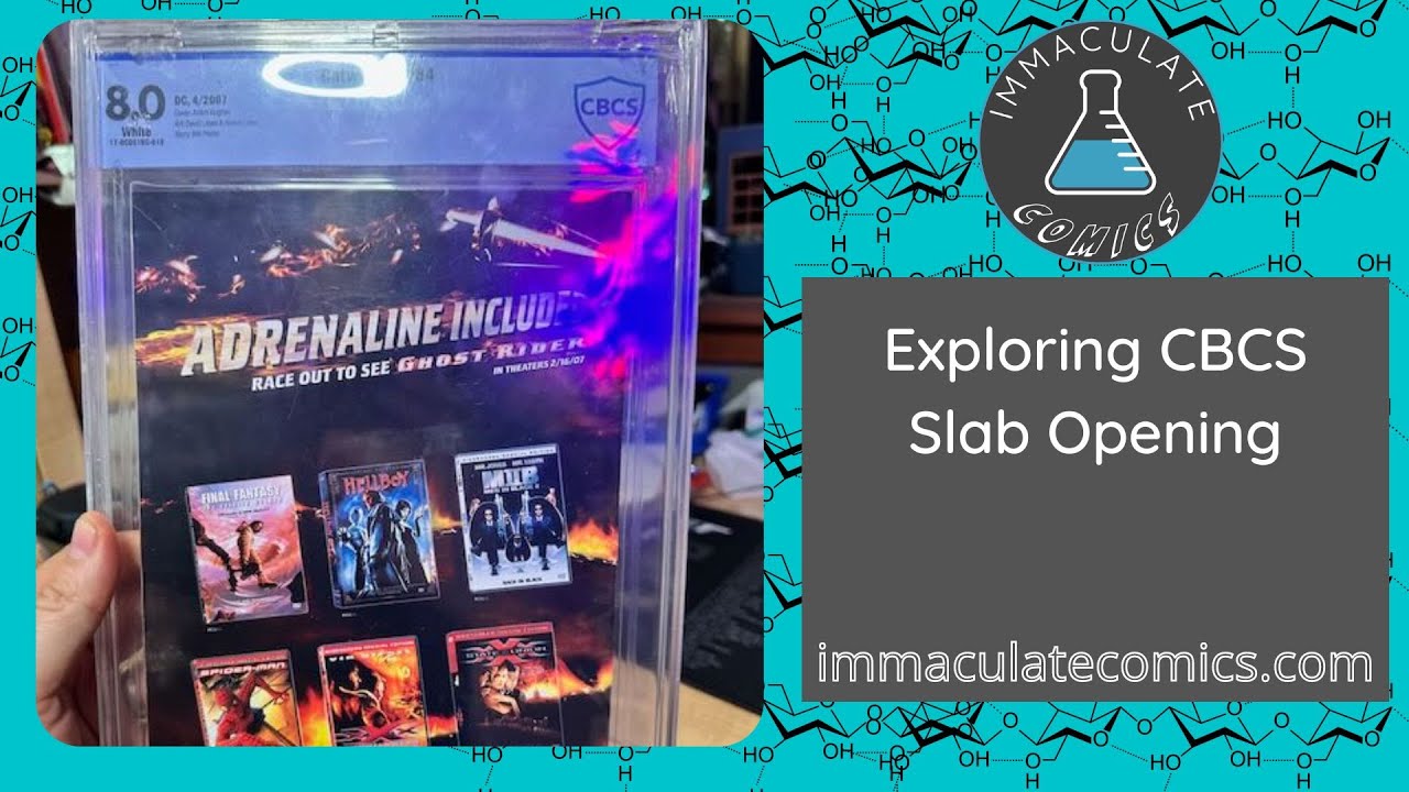 Exploring the opening and resealing of a CBCS Comic  Slab