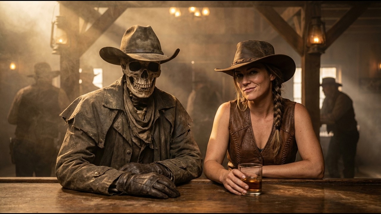 Outlaw Skeleton & Desert Muse #DarkCountry