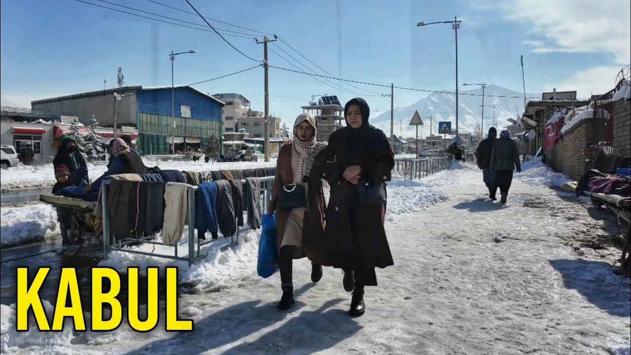 Kabul City Winter 2026 ❄️ | Real Life in Afghanistan 4K Walking Tour