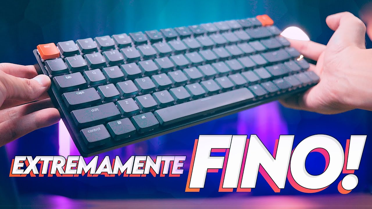 O teclado MAIS FINO e PREMIUM que já tive! Keychron K3 V2