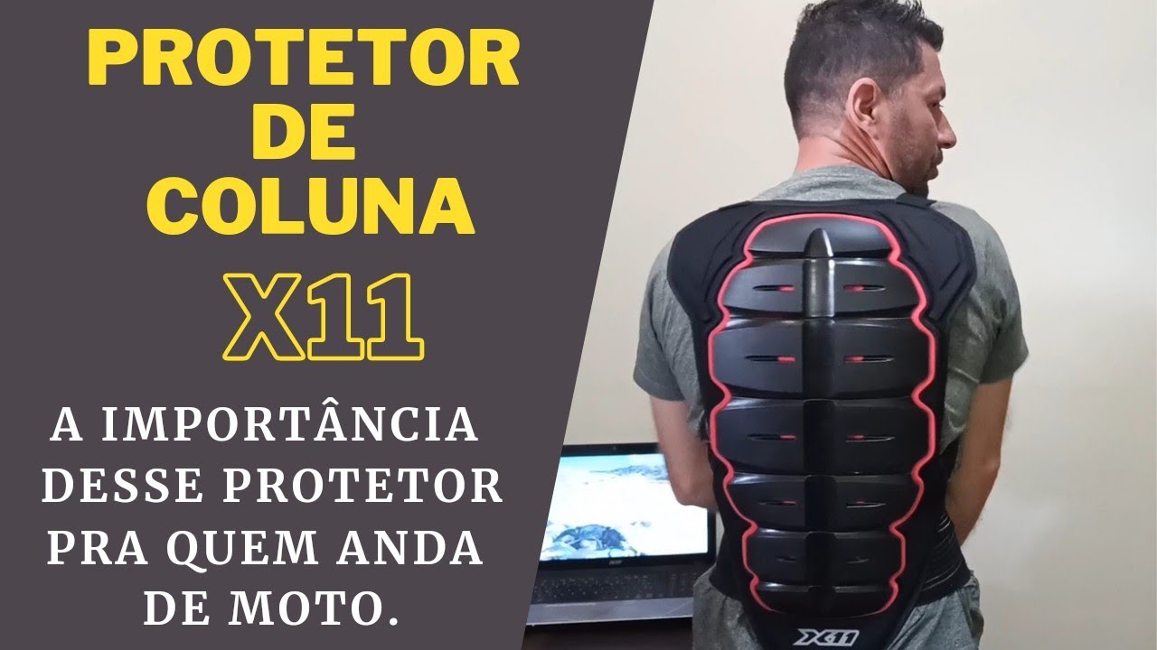 Protetor de coluna X11, veja a importância de usar um protetor de coluna.
