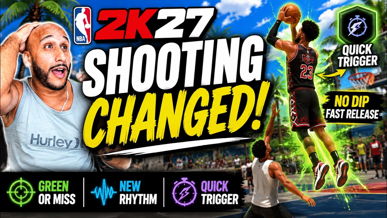 Самые БОЛЬШИЕ и ВАЖНЫЕ изменения бросков в NBA 2K27! No Dip, ритм-броски и многое другое