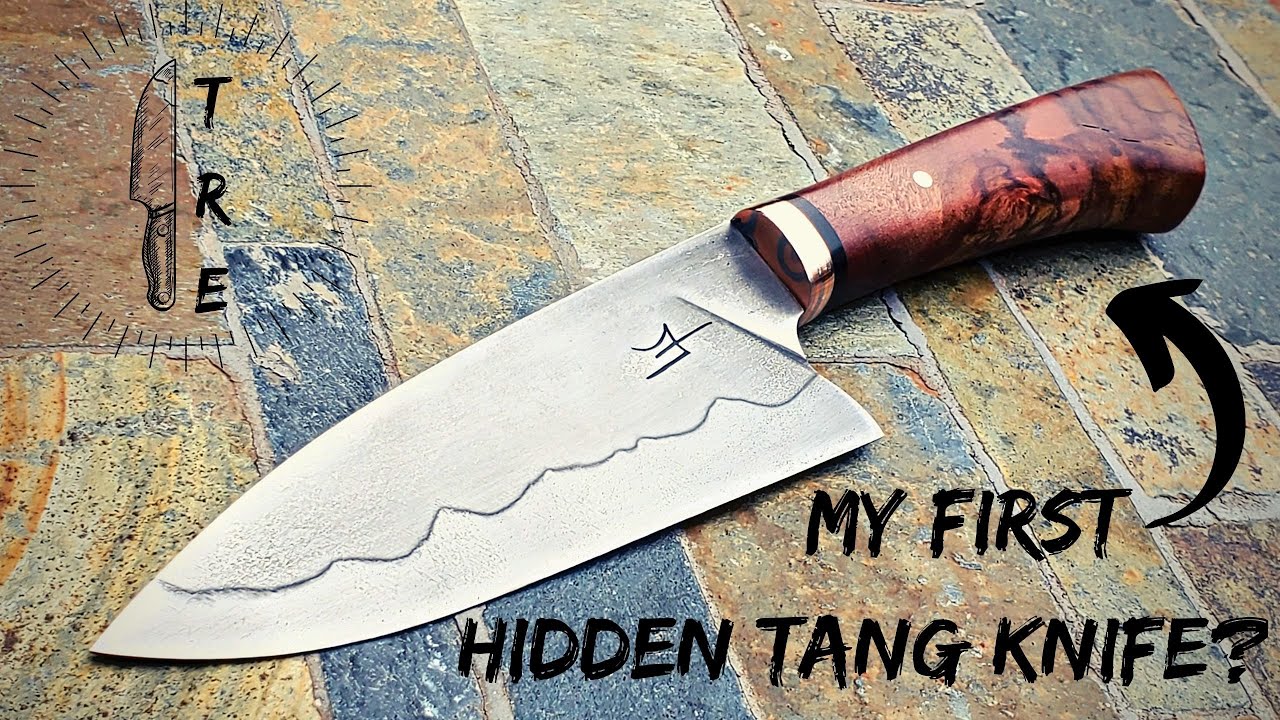 Completing My First Hidden Tang Handle! | Knife Makers Vlog