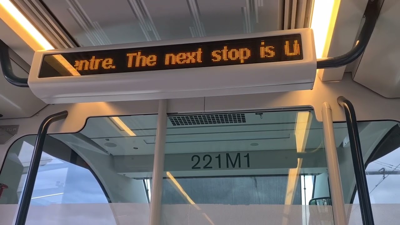 NET Tram Rare Announcement- Terminating at University of Nottingham