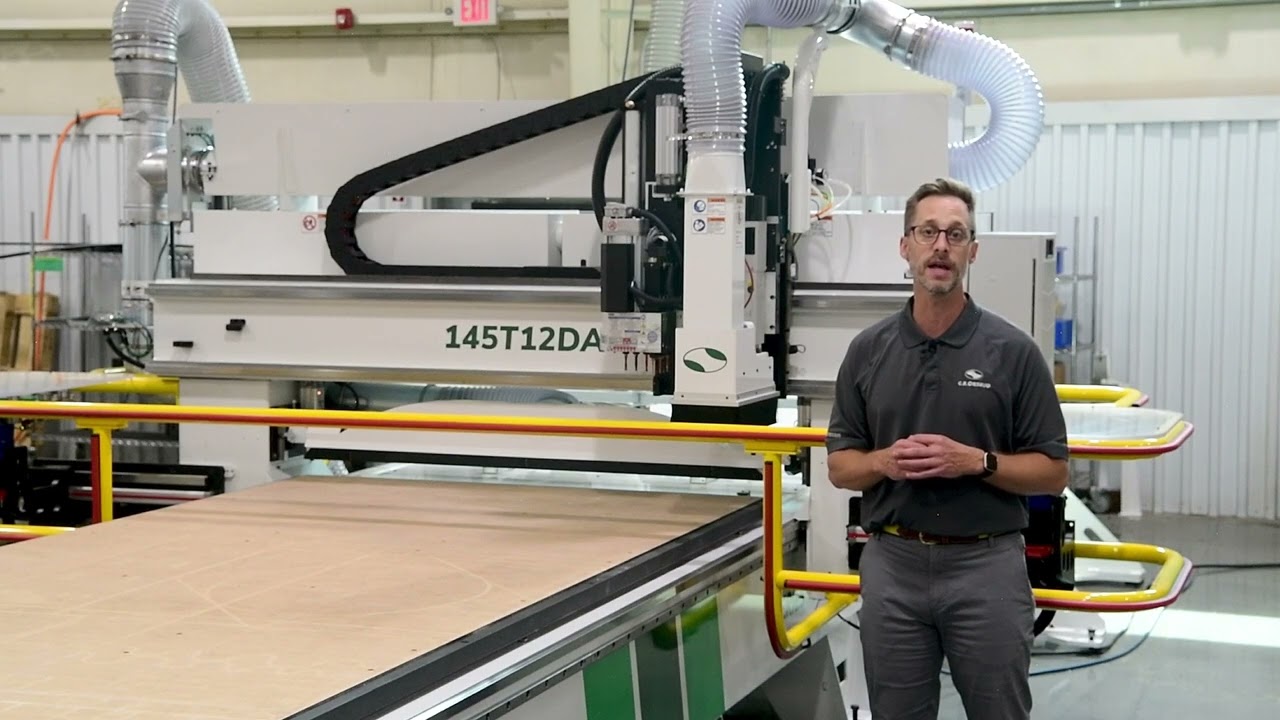 T-Series Industrial Moving Gantry Router for Automated Panel Processing by C.R. Onsrud CNC Machining