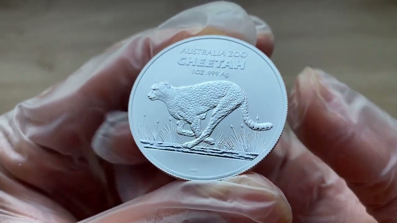 2021 $1 Australia Zoo Series &ndash; Cheetah 1oz Silver Bullion Coin