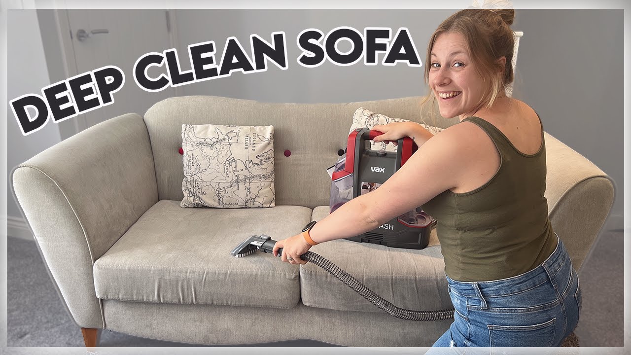 Deep Cleaning Our Fabric Sofa (Years of Dirt!)