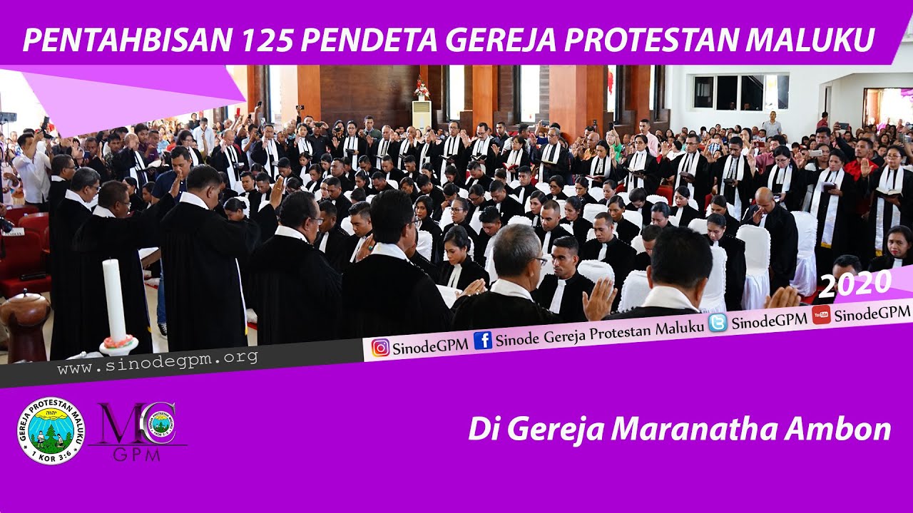 GPM Mentahbiskan 125 Pendeta Gereja Protestan Maluku