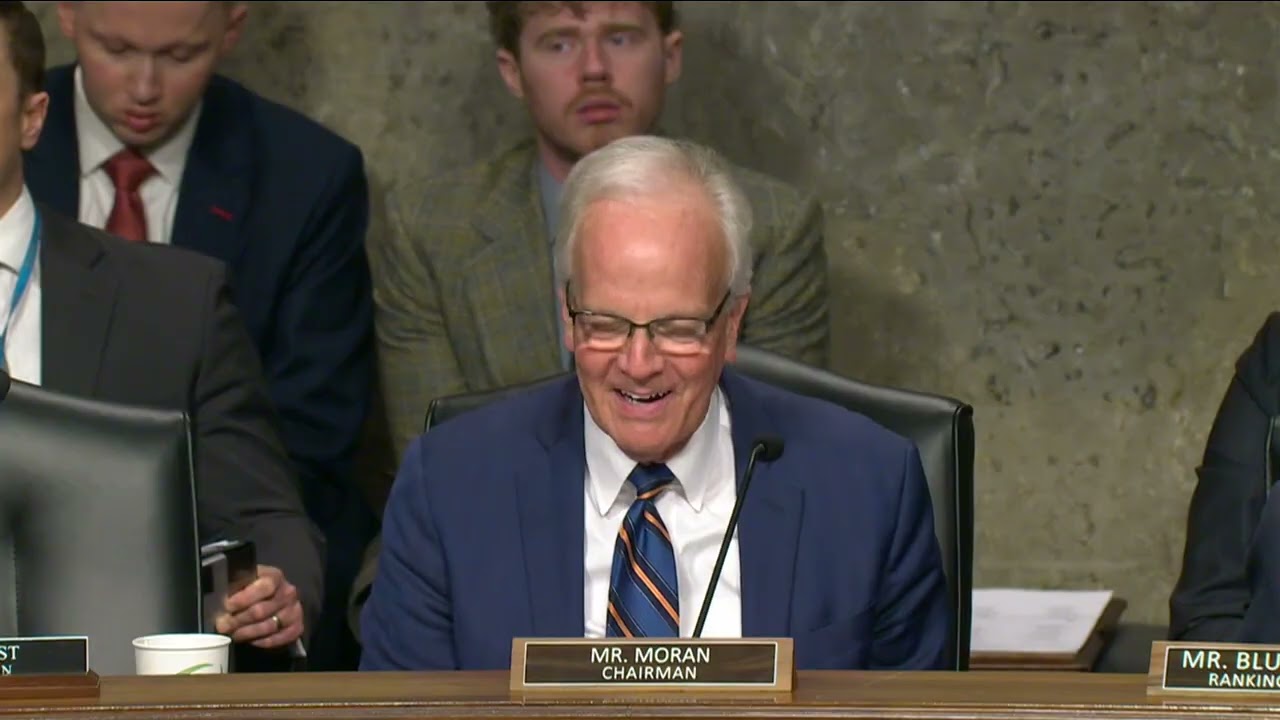Chairman Moran Introduces Kansan and National Commander of The American Legion Dan Wiley