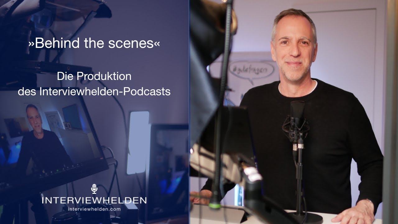 Podcast-Produktion bei den Interviewhelden - Das Setting