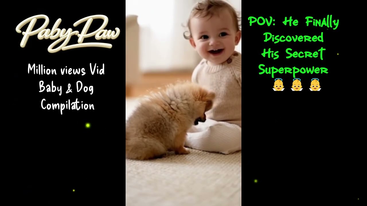 Cutest Baby & Dog Moments - Compilation 09