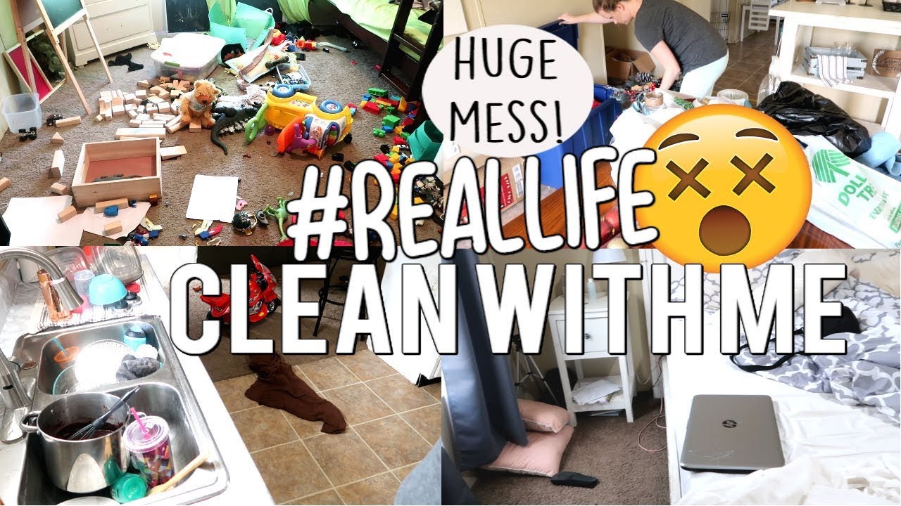 REAL LIFE EXTREME CLEAN WITH ME | DAILY CLEANING MOTIVATION