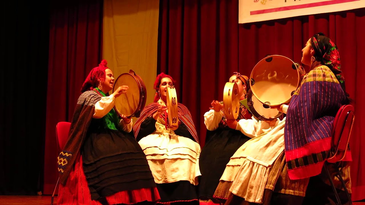 Lagharteiras no II Concurso de Canto e Percusión da A.C Traspés. 2014. Candín