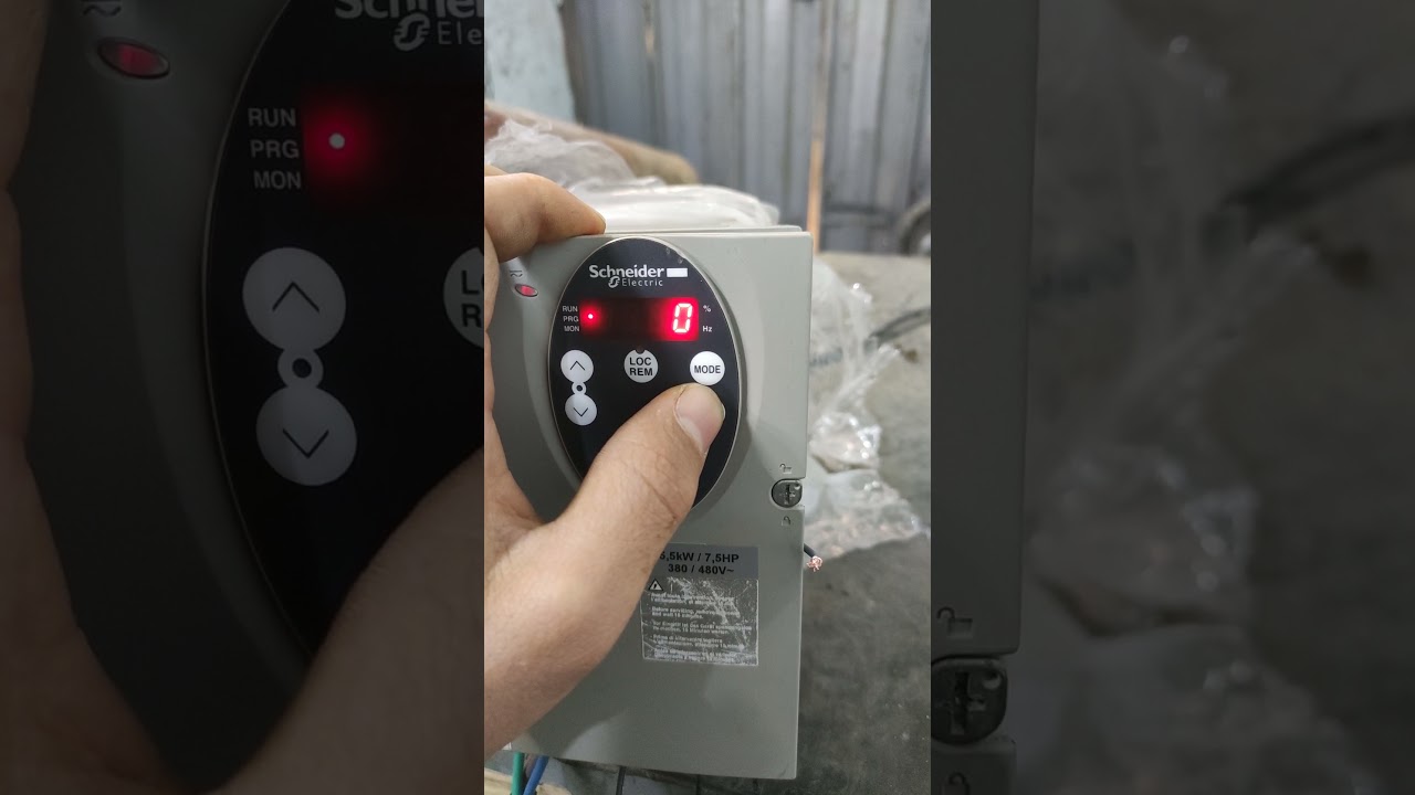 شرح بسيط عن الانفيرتر شنايدر AC DRIVE