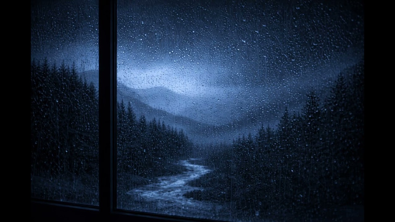 Rain on Window 🌧️ Fall Asleep in 3 Minutes (2 Hours / No Ads)