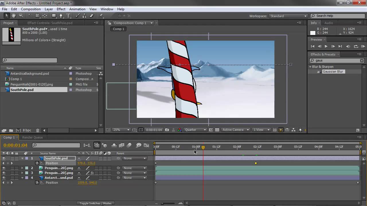 2D Animation Compositing in Adobe After Effects