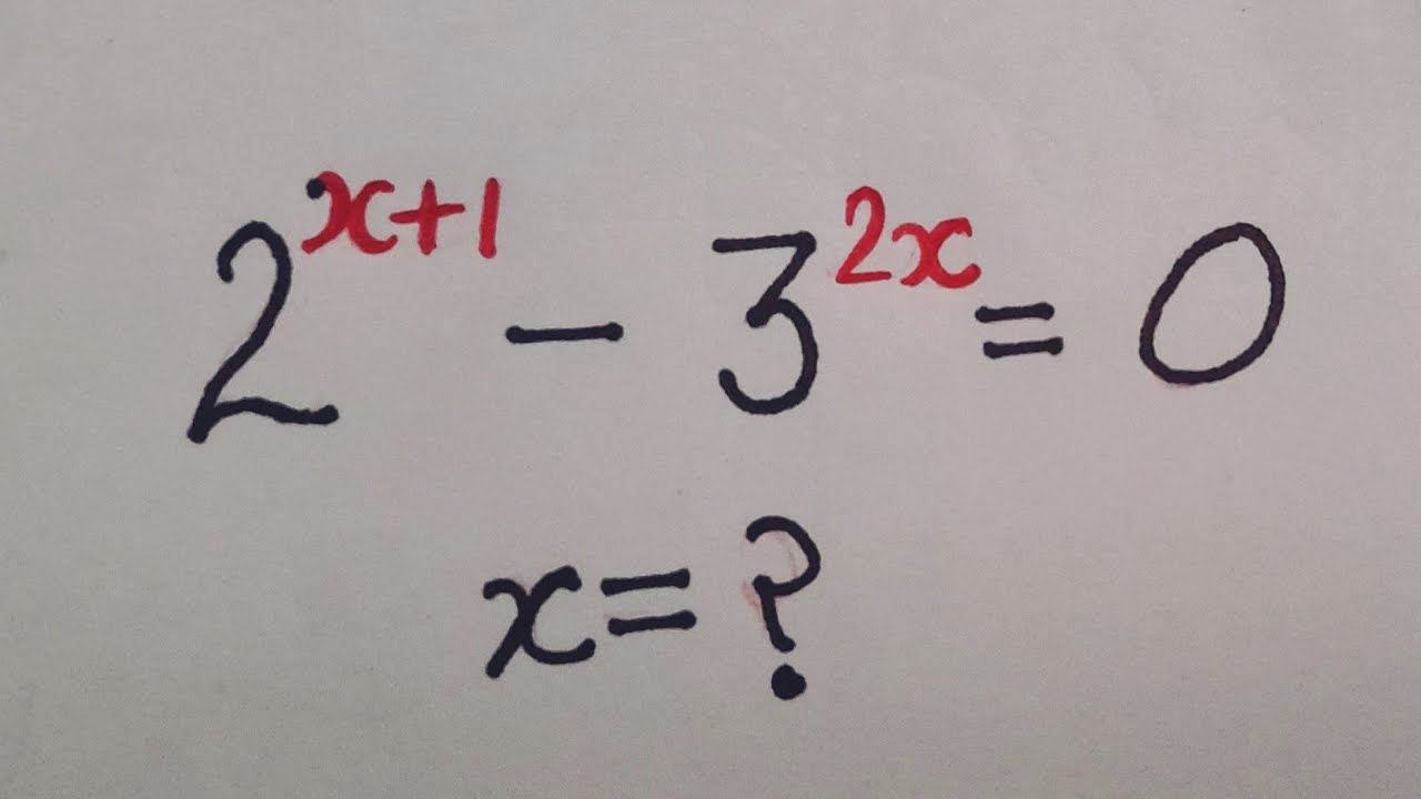 Olympiad Mathematics | A Nice Exponential Problem