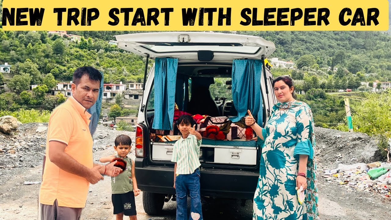 NEW TRIP START WITH SLEEPER CAR | NIGHT CAMPING NEAR KATRA | HARYANA TO JAMMU |