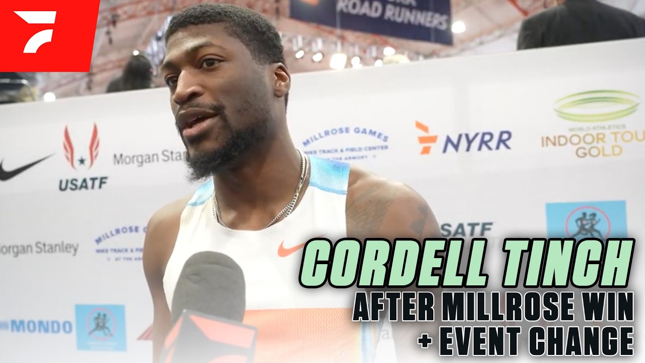 Cordell Tinch Talks About Winning The Millrose Games & Making A Return To The Long Jump This Season