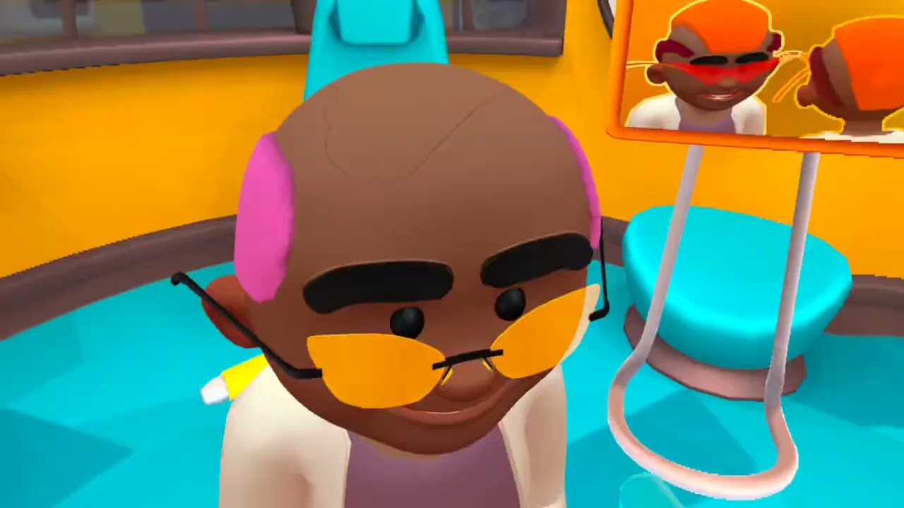 playing shave and stuff