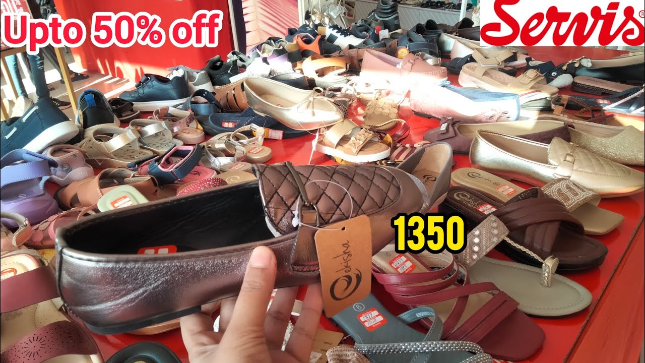 Servis shoes flat 50% off 😱😱, biggest sale of the year 😱😱 grab your sale offer now. Only in 1350😍