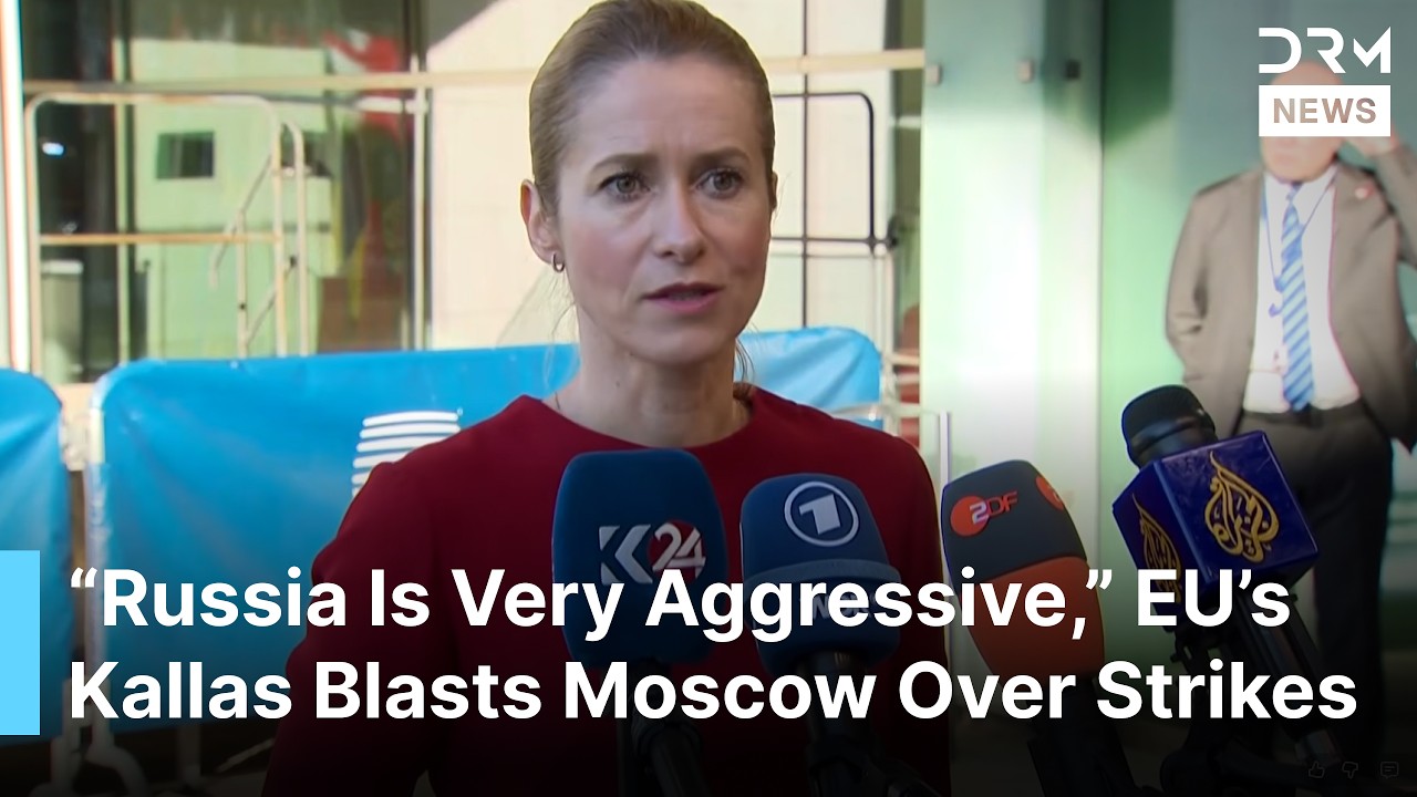 &ldquo;Russia Is Very Aggressive&rdquo; &mdash; EU&rsquo;s Kallas Blasts Moscow Over Brutal Ukraine Strikes | AC1B
