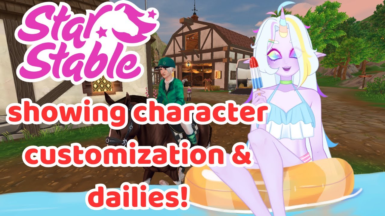 [VOD] Dailies & New Character Customization in Star Stable [Vtuber]