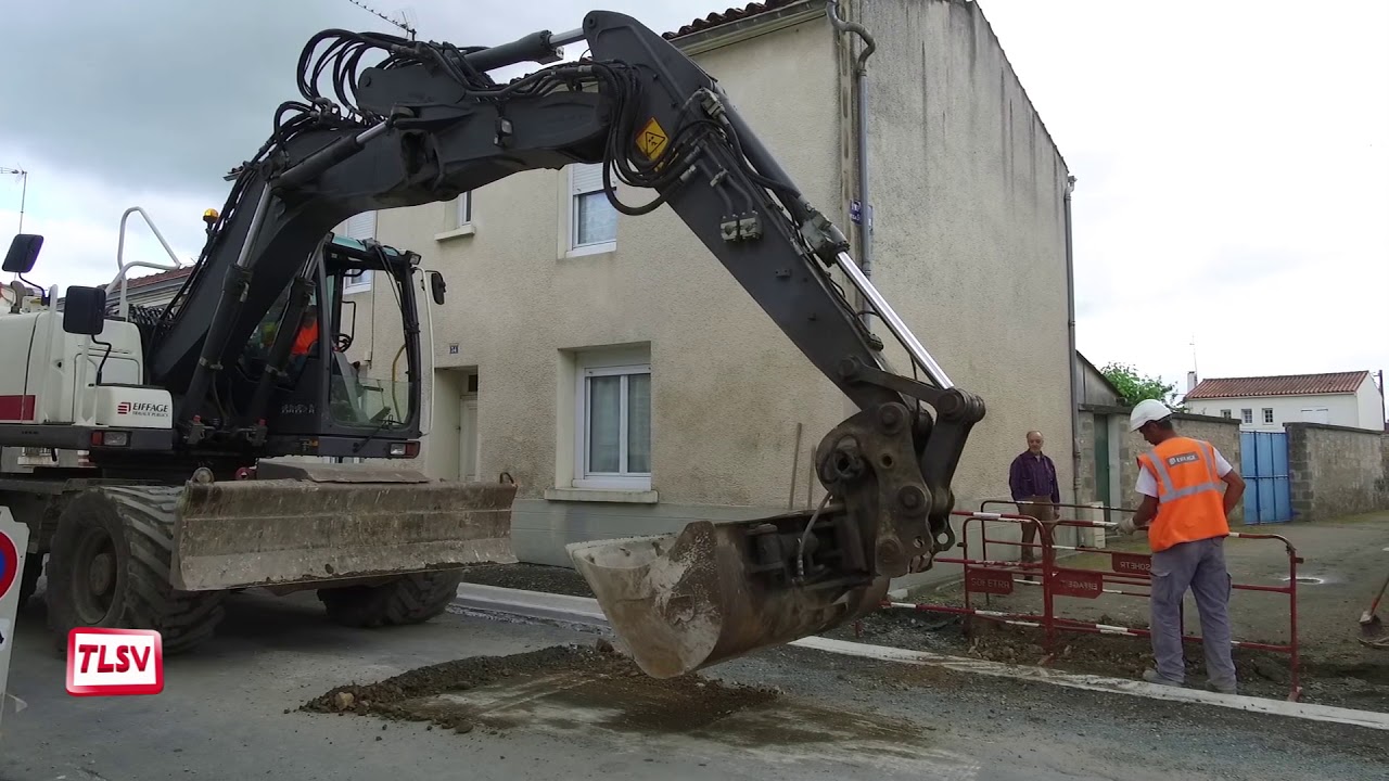 Luçon : les travaux rue Victor Hugo