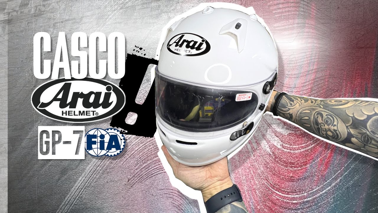 ⚠️ Casco Arai GP7: El FAVORITO en las pistas 😎