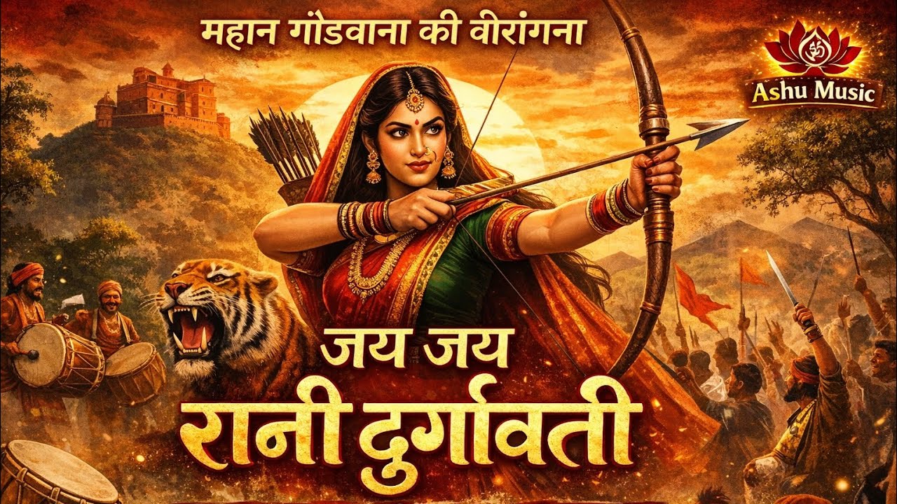 जय जय रानी दुर्गावती | गोंडवाना की महारानी | Adivasi Veer Song | CG Folk DJ Remix | Ashu Music