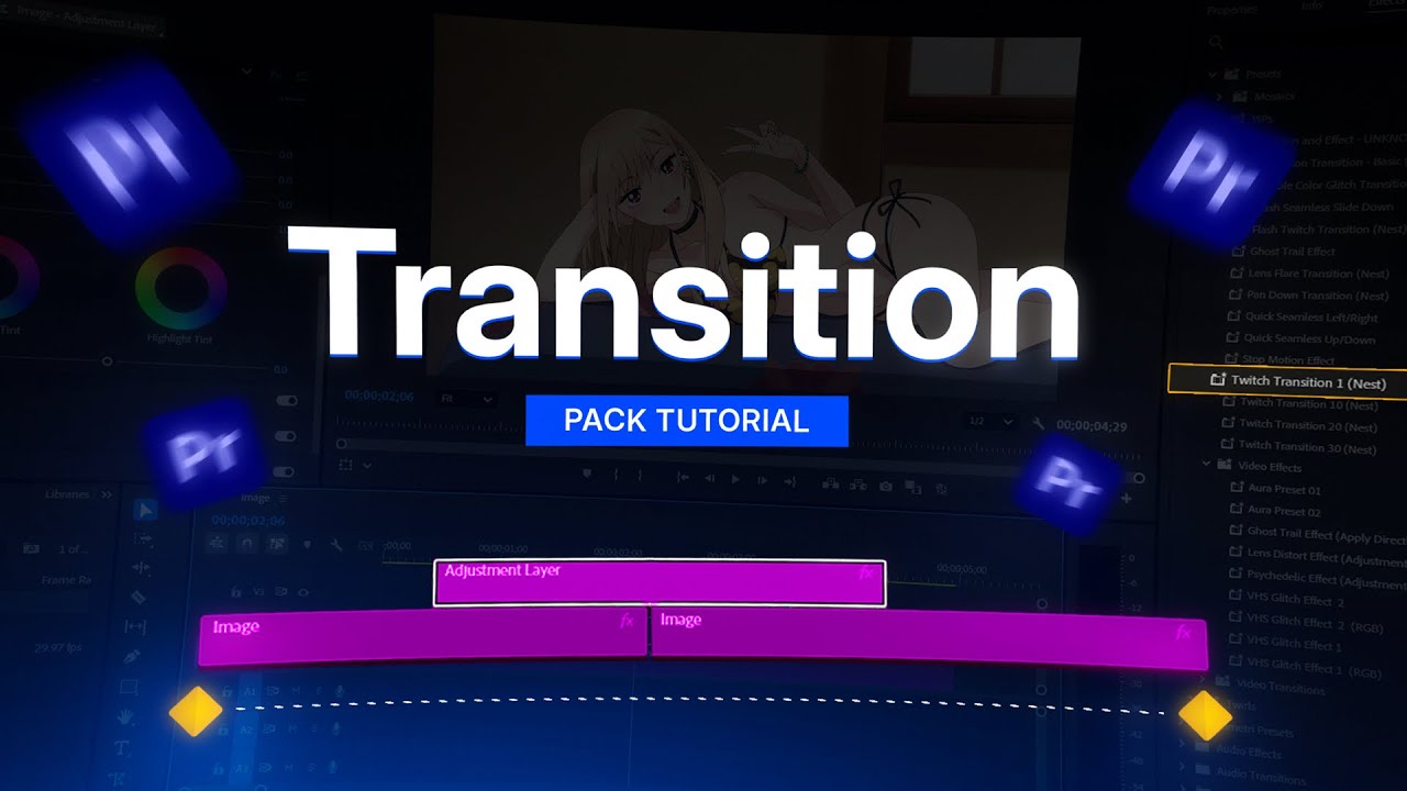 Free TRANSITION PACK For Premiere Pro | How To Add Transition In Premiere Pro