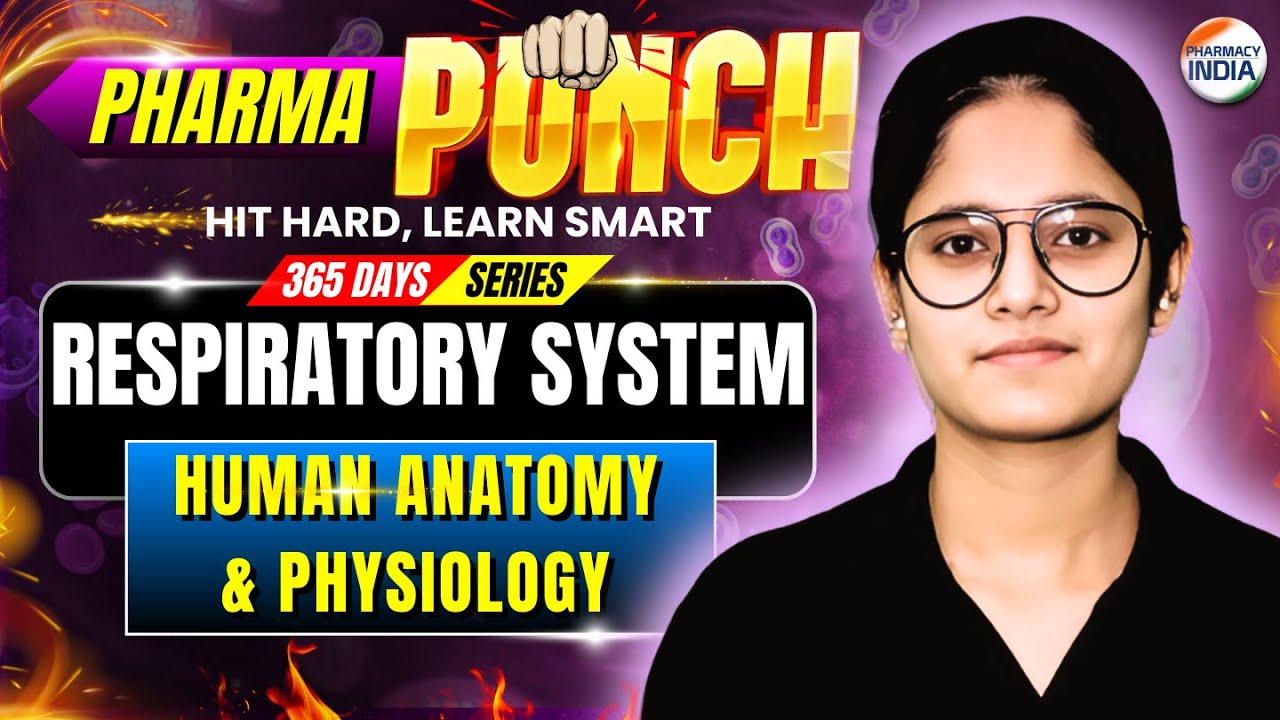 Respiratory System | Human Anatomy & Physiology| DI, NIPER, GPAT #pharma #pharmacyindia #pharmacy