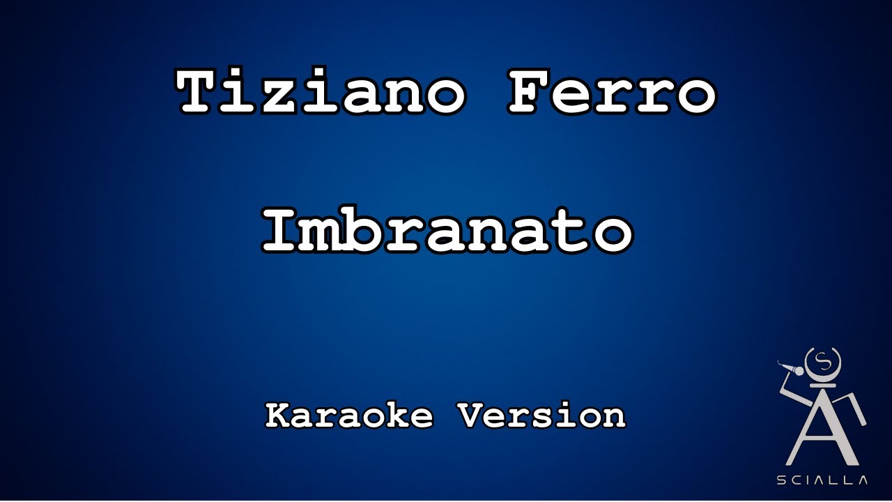 Tiziano Ferro - Imbranato (KARAOKE)