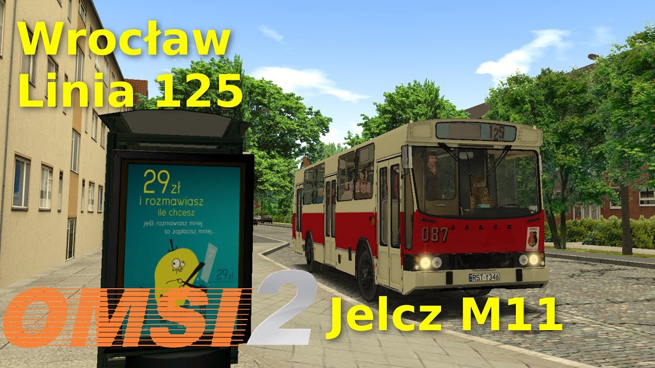 Jelcz M11 - Wrocław Linia 125 (Breslau) OMSI 2