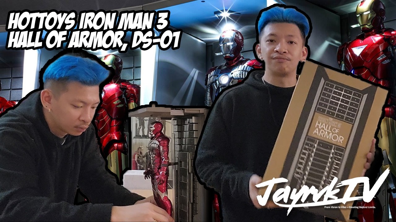 JayrvkTV's Vlog Ep:10 Hot Toys DS 001 Diorama Iron Man 3 Hall of Armor