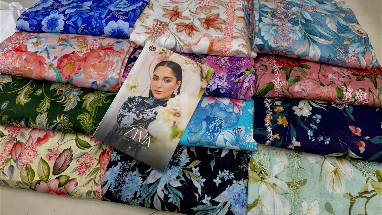 Ziva by Gulljee New Collection 2025 | Gulljee Chikankari lawn 2025 | Gulljee Collection