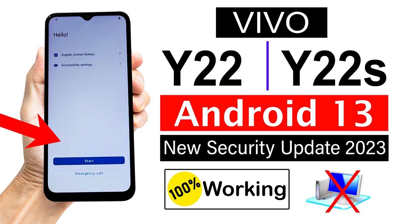 Vivo Y22 / Y22s FRP Unlock Android 13✅ Latest Update - (Without Computer)