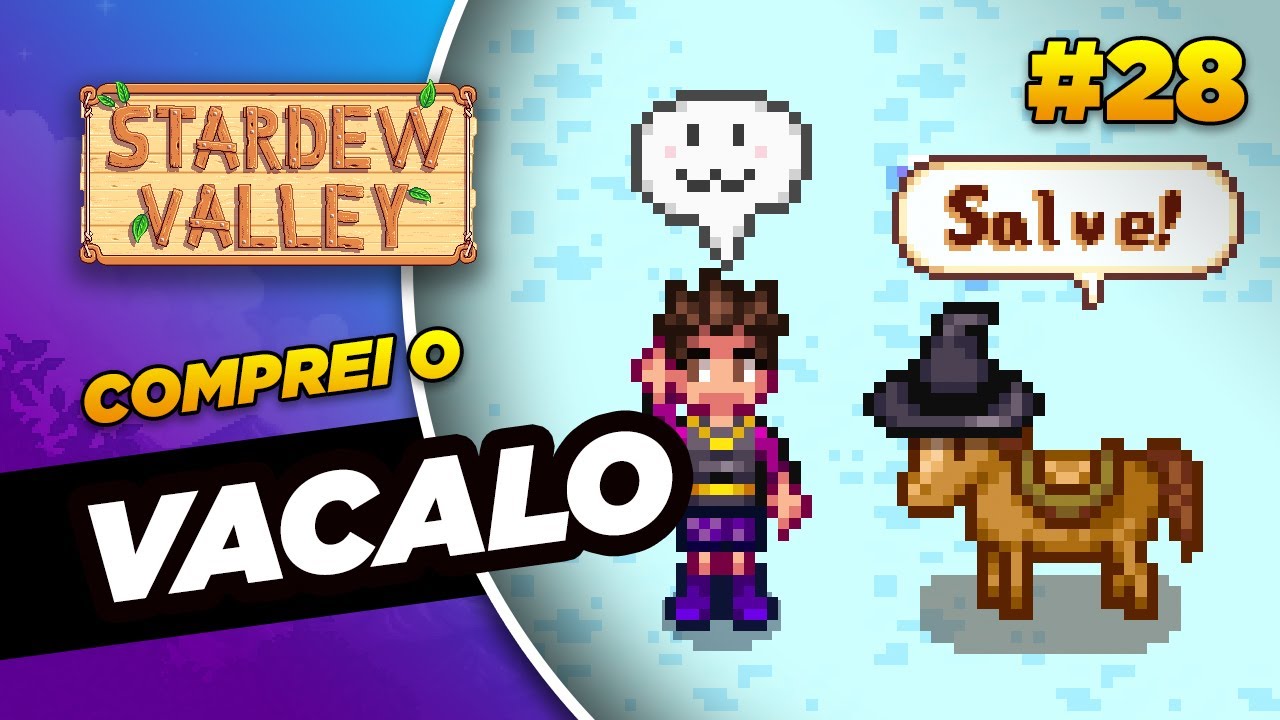 COMPREI O CAVALO! Aprenda a jogar Stardew #28