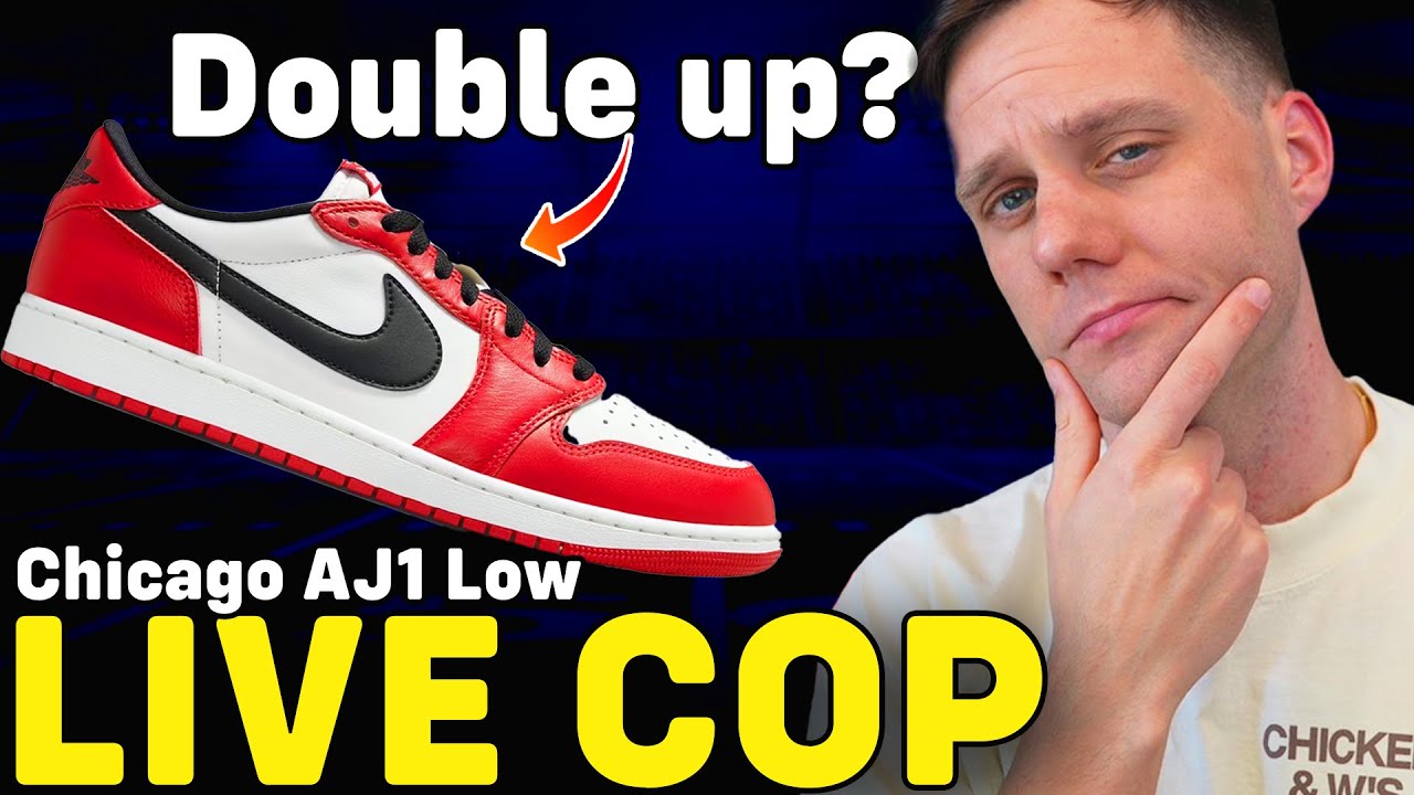 LIVE COP: AIR JORDAN 1 LOW CHICAGO