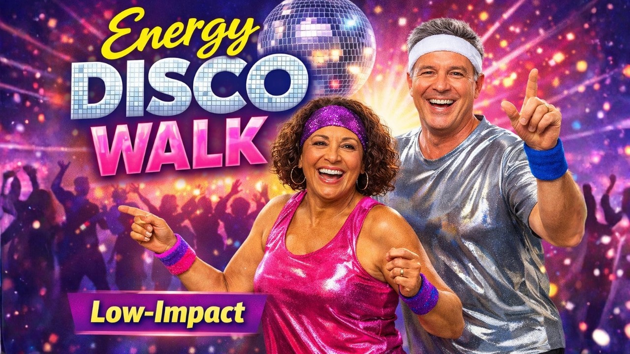ENERGY DISCO WALK 🕺 15 Min Low Impact Walking Workout (1900 Steps)