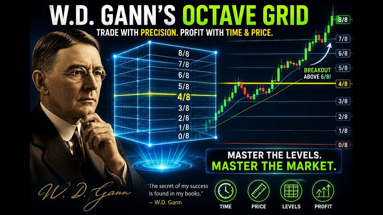 Stop Guessing Support & Resistance The Ultimate Gann Octave Grid System