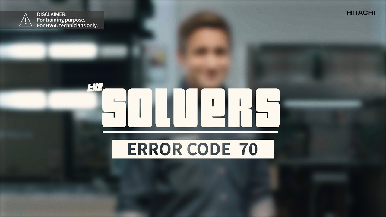 How to solve Hitachi 70 error code on Yutaki Systems