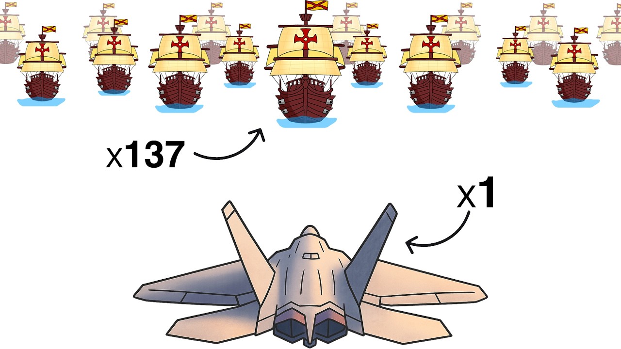 What If a Modern Jet Fought the Spanish Armada?