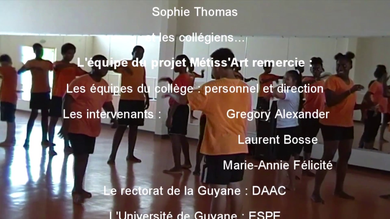 Projet Métiss'Art, Collège Nonnon, Cayenne