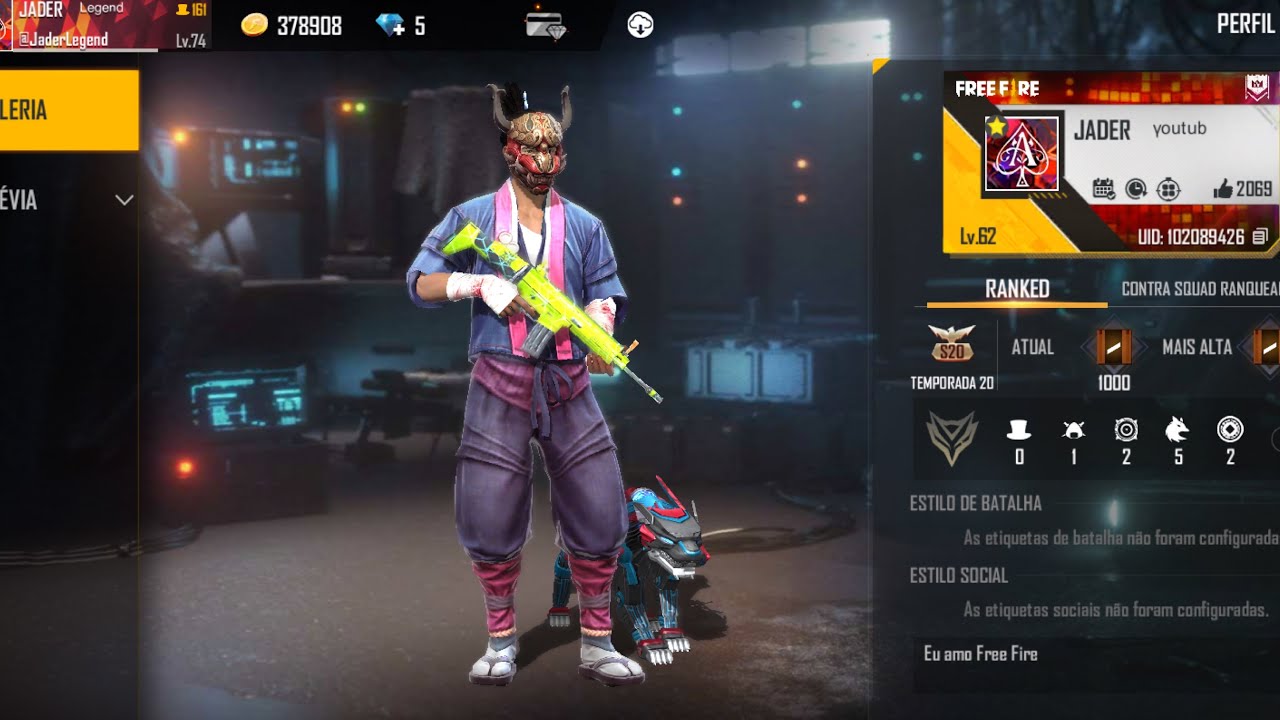 PERDI UMA CONTA RARA DA GARENA! 🤬 MOSTREI MINHA CONTA LVL 74 DE 3 ANOS!