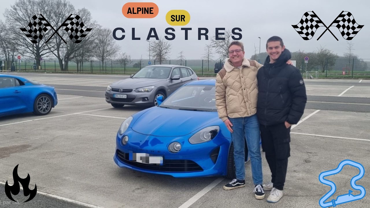 L’Alpine libérée sur le circuit de Clastres + Tunning