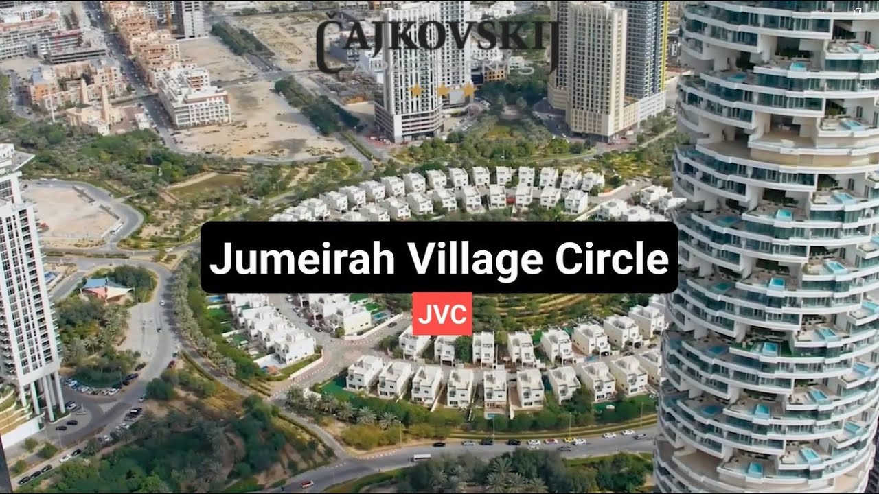 Jumeirah Village Circle Dubaj (JVC) - historie, současnost a plánované projekty. Projížďka lokalitou