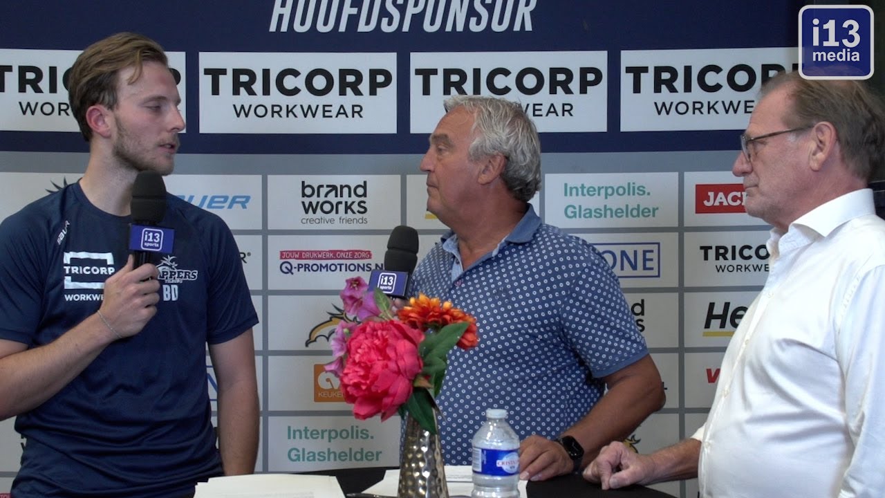 Dani Bindels meldt zich bij Cas van de Broek na de eerste training