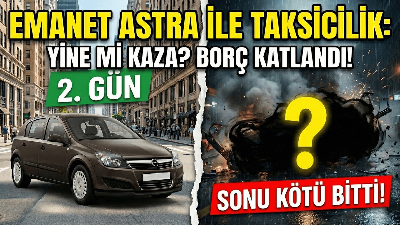 FIESTA YOKKEN ASTRA İLE TAKSİCİLİK! (Sonu Kötü Bitti...) 💥 | BeamNG Kariyer #2