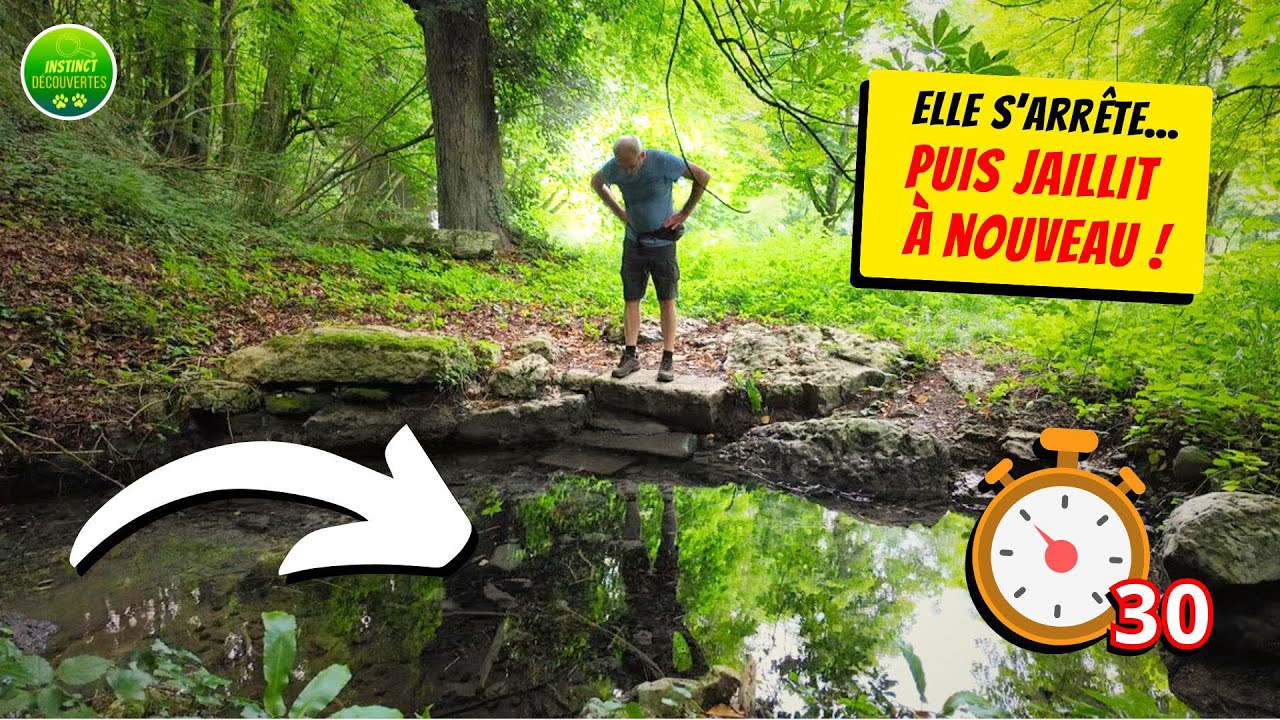 Savoie - Cette source s'arrête et redémarre toutes les 30 minutes… pourquoi ? | Instinct Découvertes